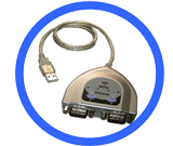 USB to Dual RS232 Adapter