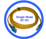 5M Fiber Optic Patch Cord - SM/SC-SC