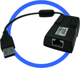 Port-Powered USB 3.0 To Gigabit Ethertnet Converter