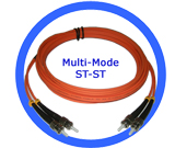 5M Fiber Optic Patch Cord - MM/ST-ST