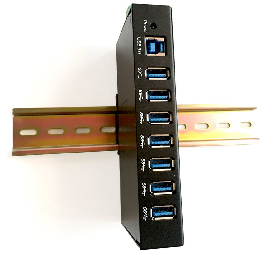 Industrial USB 3.0 7-Port Hub - Click Image to Close