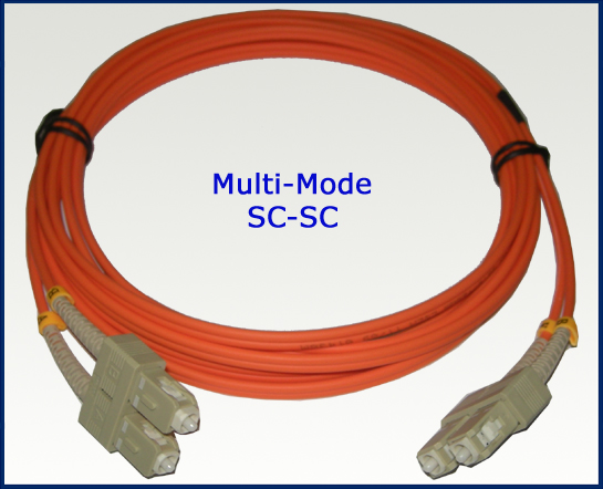 5M Fiber Optic Patch Cord - MM/SC-SC - Click Image to Close