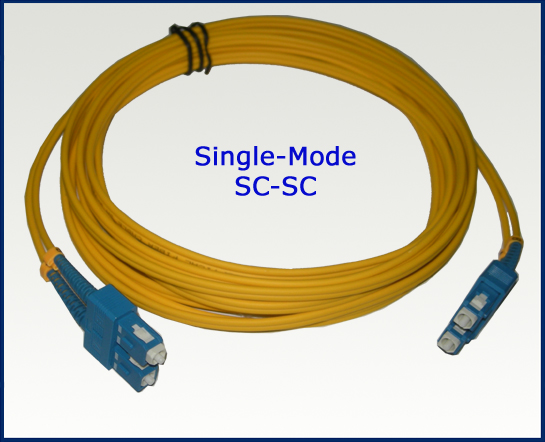3M Fiber Optic Patch Cord - SM/SC-SC - Click Image to Close
