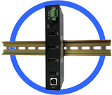 Industrial USB 2.0 4-Port Hub