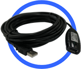 Industrial Port-Powered USB 2.0 Extender Cable